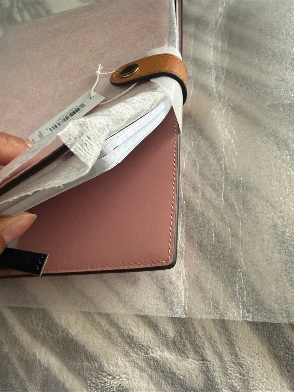 NWT Coach Powder Pink notebook